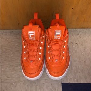 Orange FILA Disruptor 2 Shoes